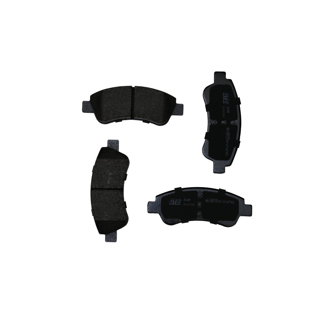 GT2i Club Front brake pads for CITROEN C2 (JM_) 1,6 VTS 90cv 2003-07-01-2012-09-01 - GT-PC3360 - 3661768552742
