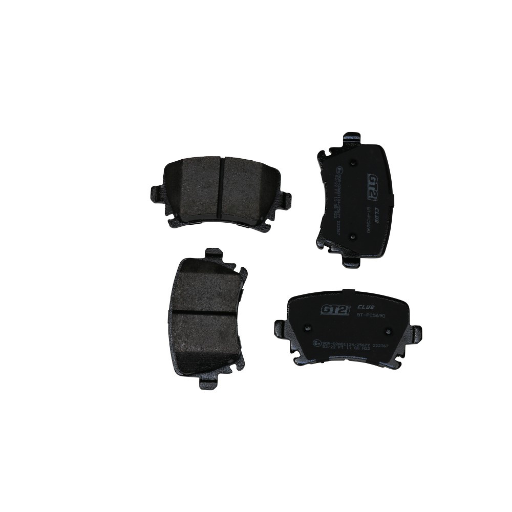 Plaquettes de frein GT2i Club Arrière pour VOLKSWAGEN Golf V 3.2i V6 R32 2003-09 - Etriers de frein Trw  - GT-PC5690 - 3661768394717