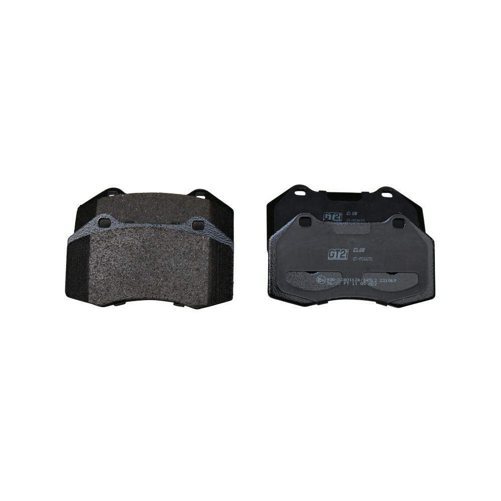Bremsbeläge GT2I Club vor RENAULT CLIO III 2.0i 16V RS 200 hp 05-12 - GT-PC6670 - 3661768552780