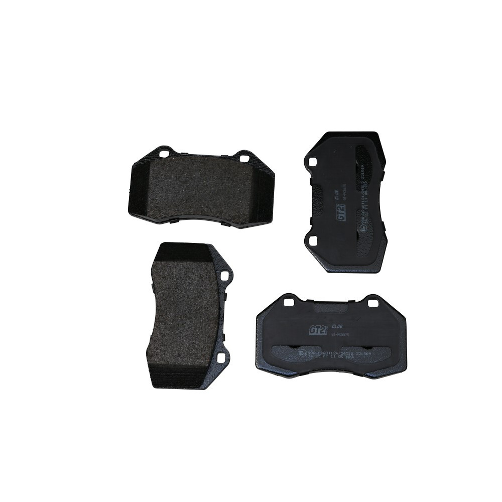 Bremsbeläge GT2I Club vor RENAULT CLIO III 2.0i 16V RS 200 hp 05-12 - GT-PC6670 - 3661768552780