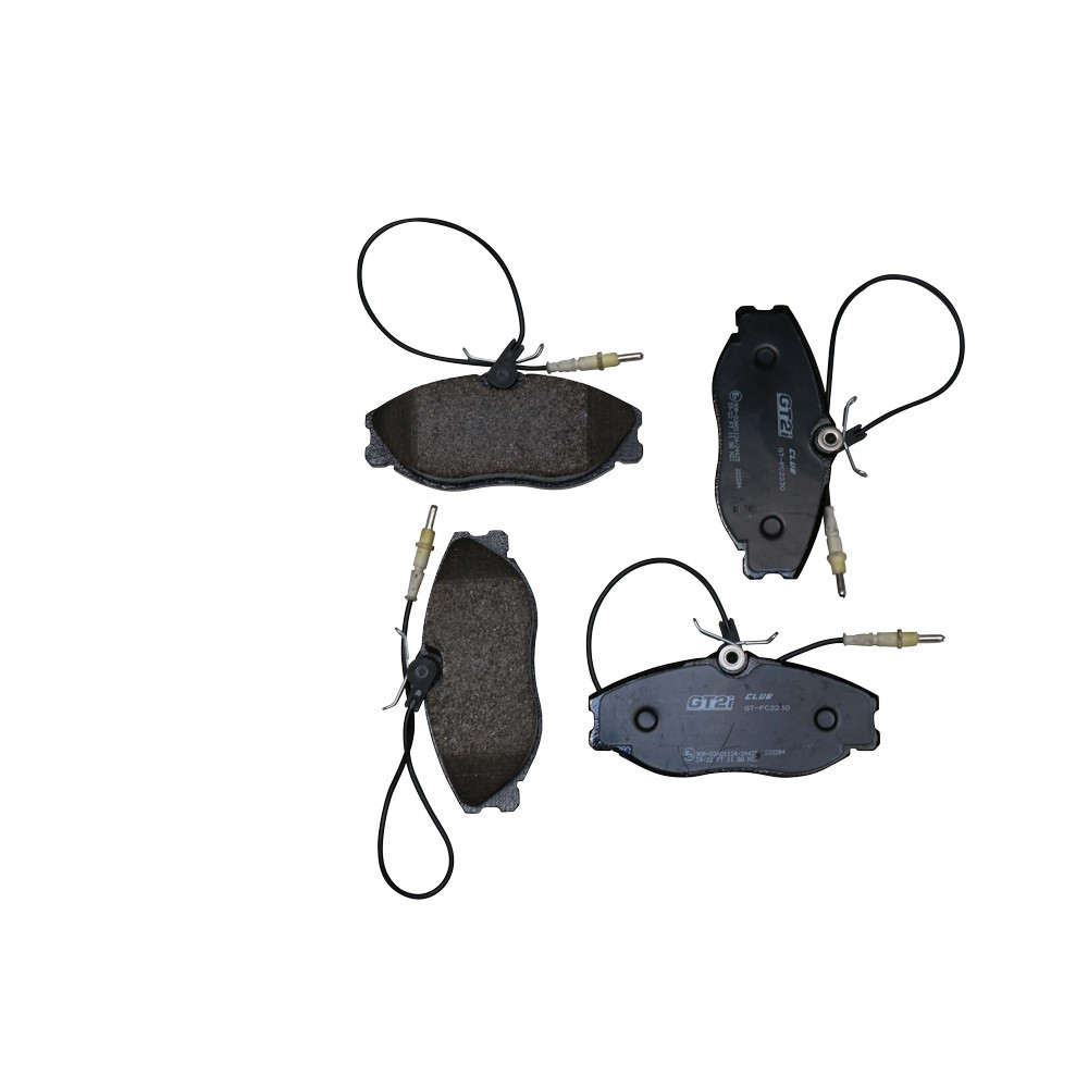 Plaquettes de frein GT2i Club Avant pour PEUGEOT 306 2.0i 16V 163 HP 6 speed 1997-02 - Etriers de frein Girling - GT-PC2230 - 3661768907528