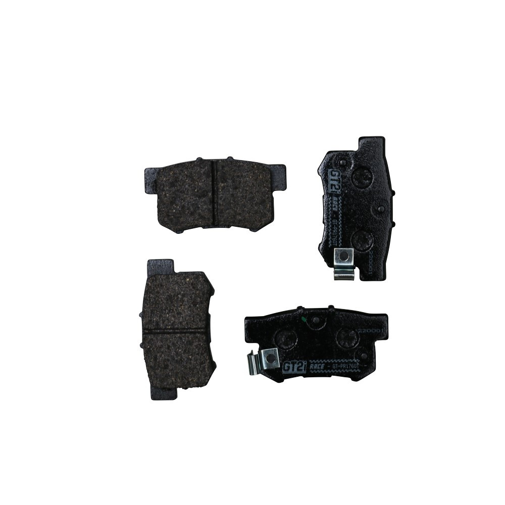 GT2i Race Rear brake pads for HONDA Civic (EP) 2.0i 16V Type R Gr N - Brake calipers Akebono - GT-PR1760T - 3661768553237