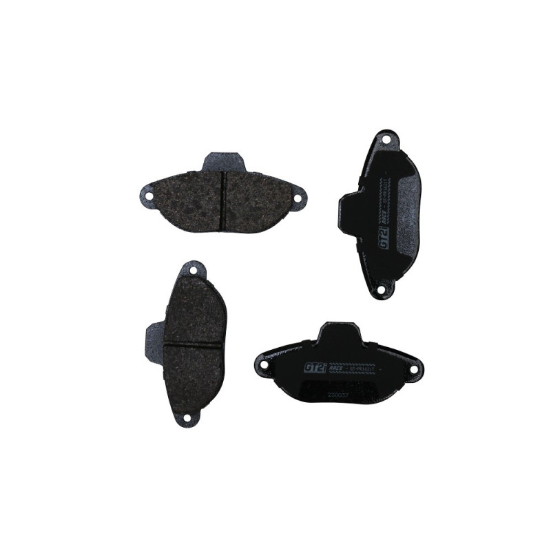 GT2i Race Front brake pads for FIAT Cinquecento / Seicento 0.9i, 1.1i Gr N - Brake calipers Bendix - GT-PR1621T - 3666618071008