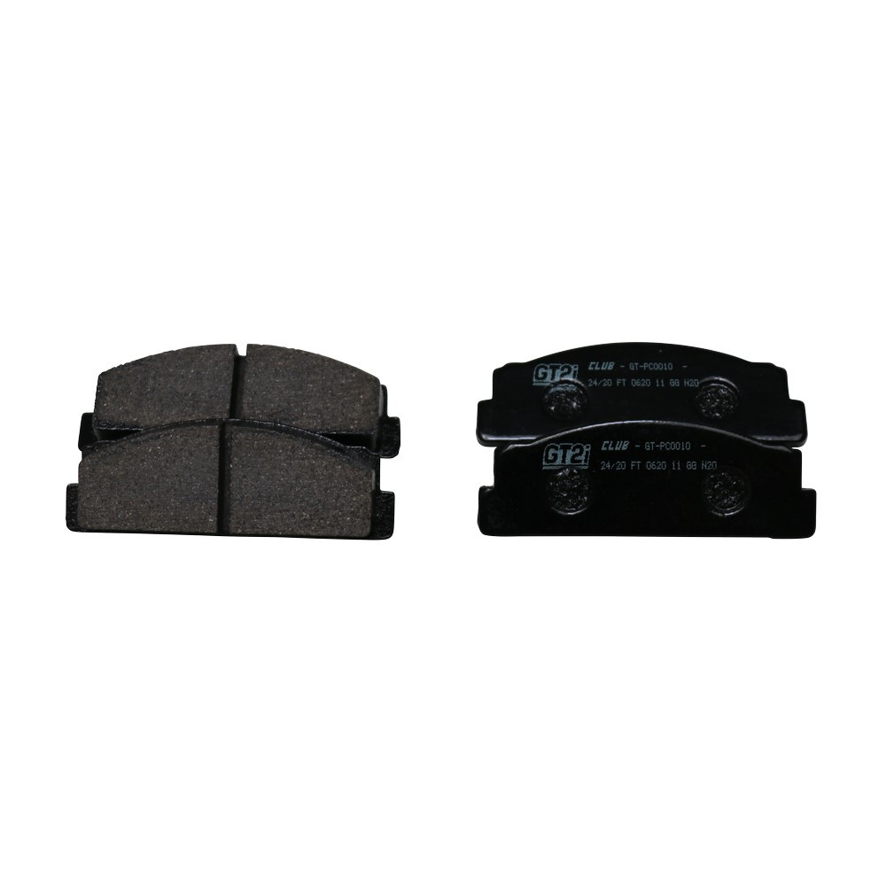 Plaquettes de frein GT2i Club Avant pour FIAT X1/9 1.3, 1.5 1972-90 - Etriers de frein Bendix - GT-PC0010 - 3661768237977