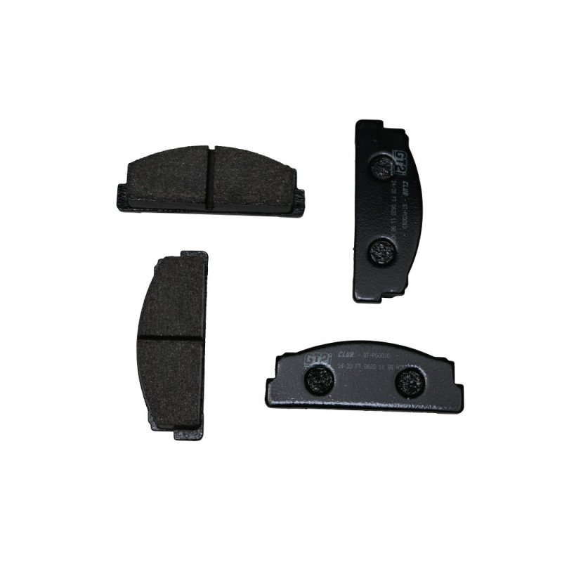 GT2i Club Front brake pads for FIAT X1/9 1.3, 1.5 1972-90 - Brake calipers Bendix - GT-PC0010 - 3661768237977