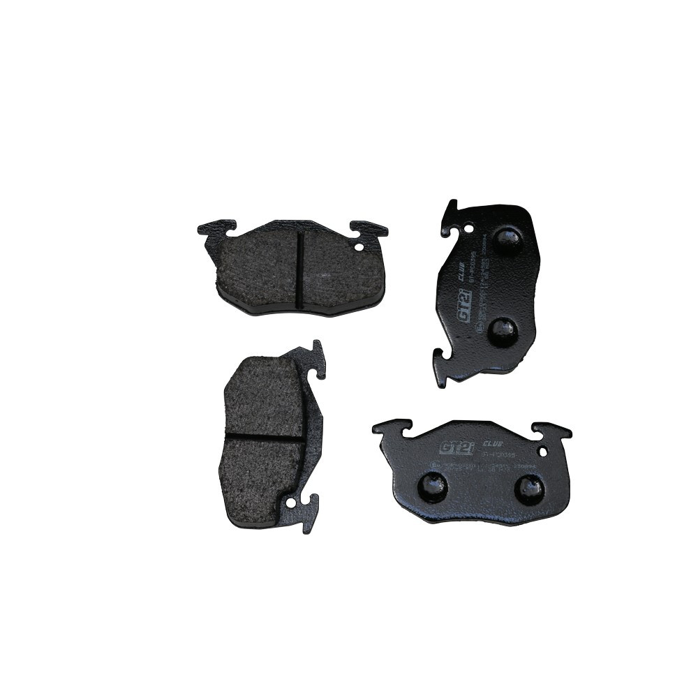 Plaquettes de frein GT2i Club Avant pour PEUGEOT 205 1.3 Rallye, 1.4, 1.6 GTI 1983-96 - Etriers de frein Girling - GT-PC0395 - 3661768552513