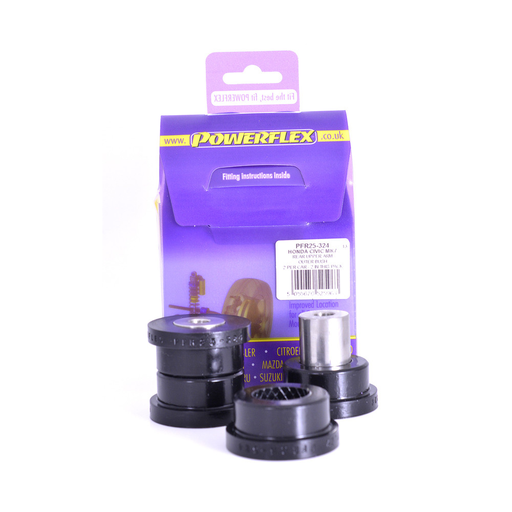 Silent Bloc Powerflex Black Train Arrière Honda Civic Type R 2001-2005 (2 Pièces) - PF-R25324-2 - PFR25-324 - 5055676525963