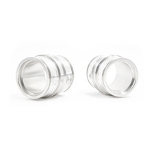 Coupleur mâle-mâle à baïonnette 65mm en alliage avec embouts décalés