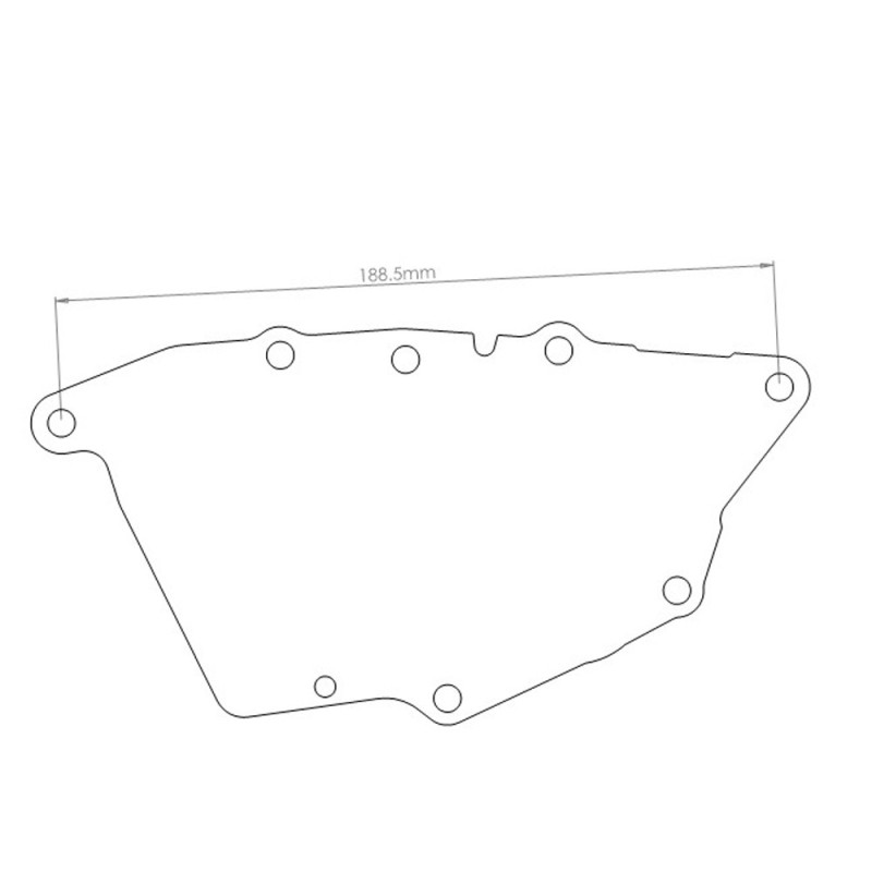 Plaque d'adaptation de radiateur d'huile Forge pour Mini F56 - FO-FMOC7 - FMOC7 - 3666618068626