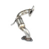 Inoxcar Exhaust Catalyst replacement pipe with metal catalyst (1st catalyst) RENAULT CLIO 4 RS 1.6 Turbo (200HP) after 2013