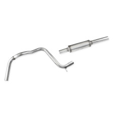 Tube central avec silencieux INOX pour SEAT LEON 5F 1.4 TSI FR 122cv 2015-