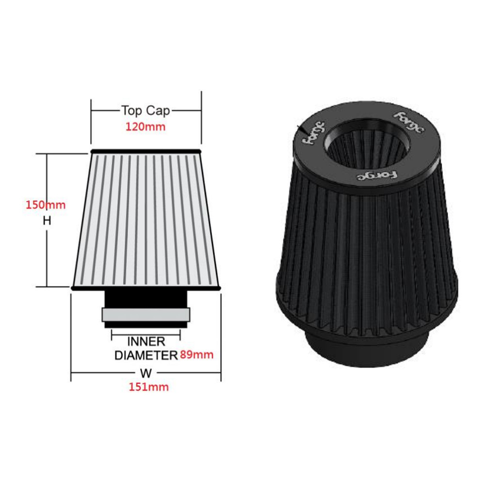 Forge-Ersatzfilter für FMINDK37 - FO-FMINDK37RC - FMINDK37RC - 3666618068947