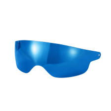 Visière courte Sparco pour casque jet Prime (RJ) bleu iridium