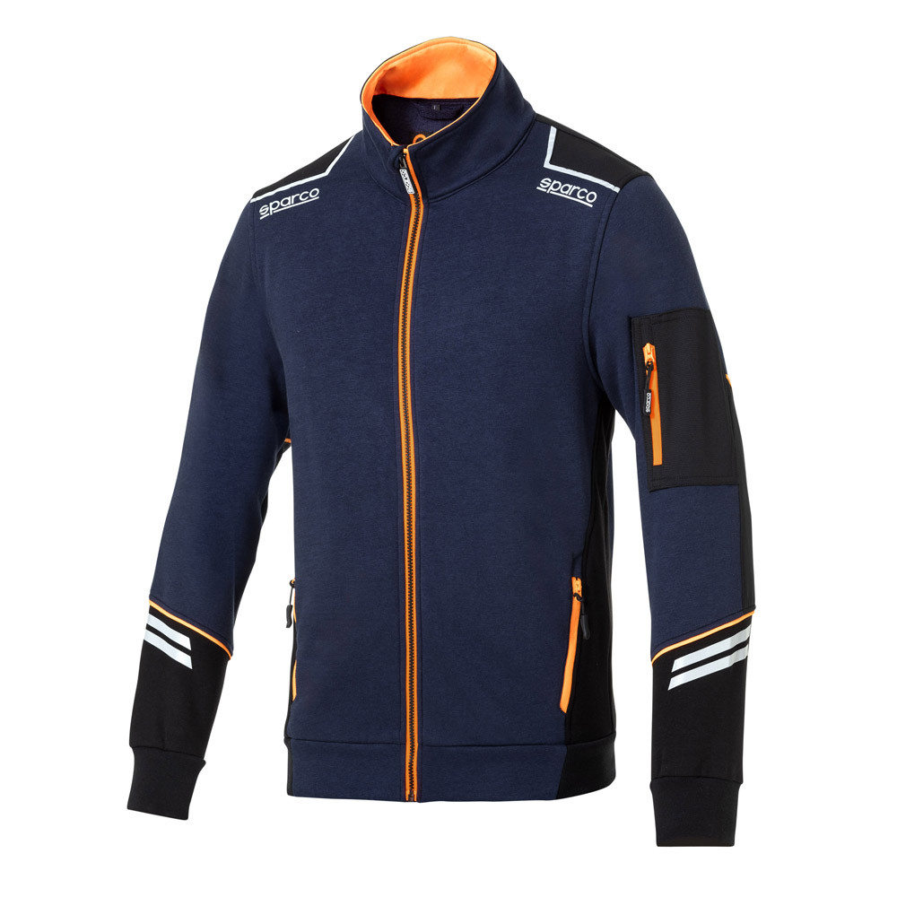 Gilet con zip Sparco Tech - 02429.NG.XL - 02429NRGS4XL