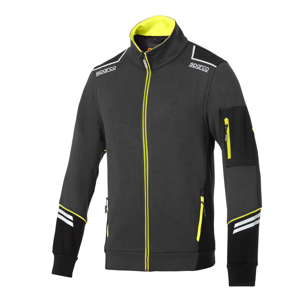 Sparco Tech Weste mit Reißverschluss - 02429.NG.XL - 02429NRGS4XL