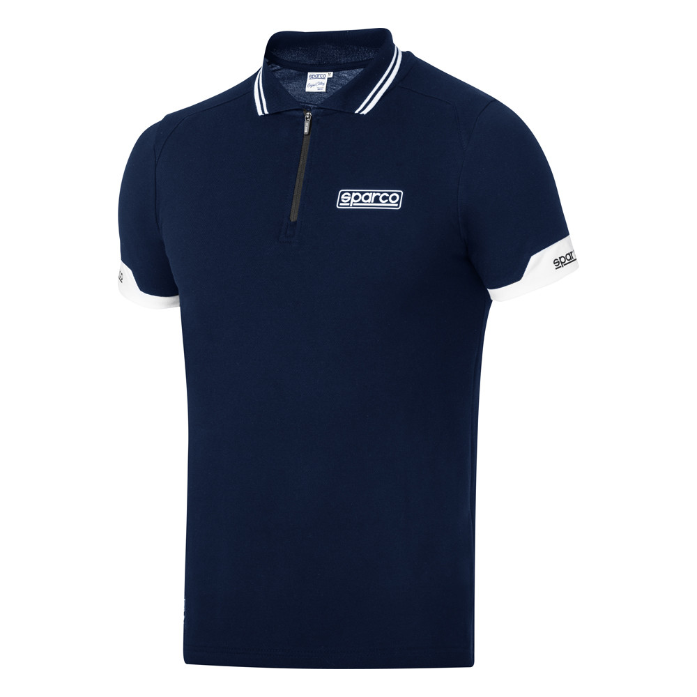Sparco Polo-Shirt mit Reißverschluss - 013036.BL.3XL - 013036BI6XXX