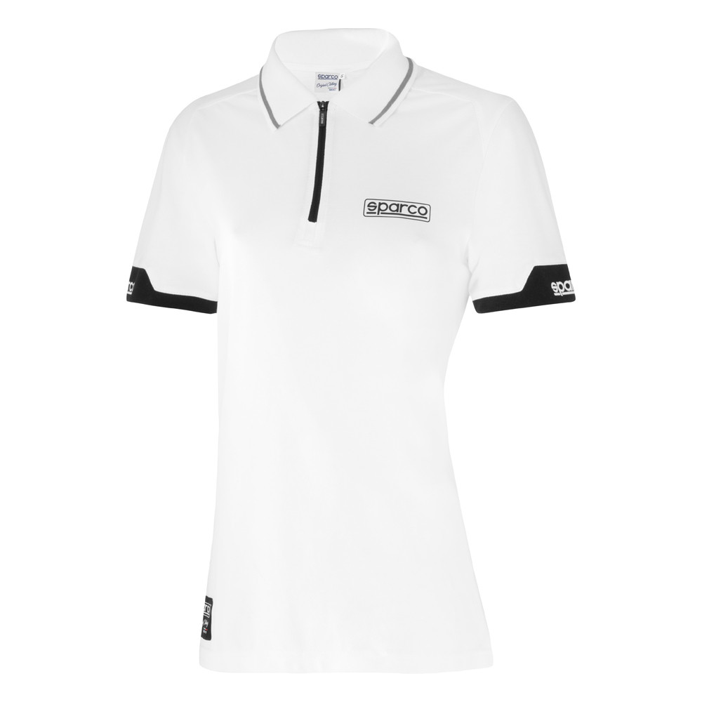 Polo zippé femme Sparco - 013036L.BM.XS - 013036LBM0XS