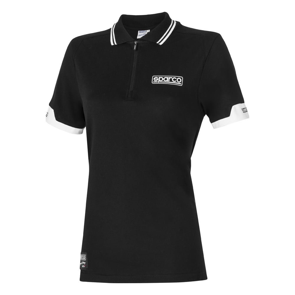 Polo da donna con zip Sparco - 013036L.BM.XS - 013036LBM0XS