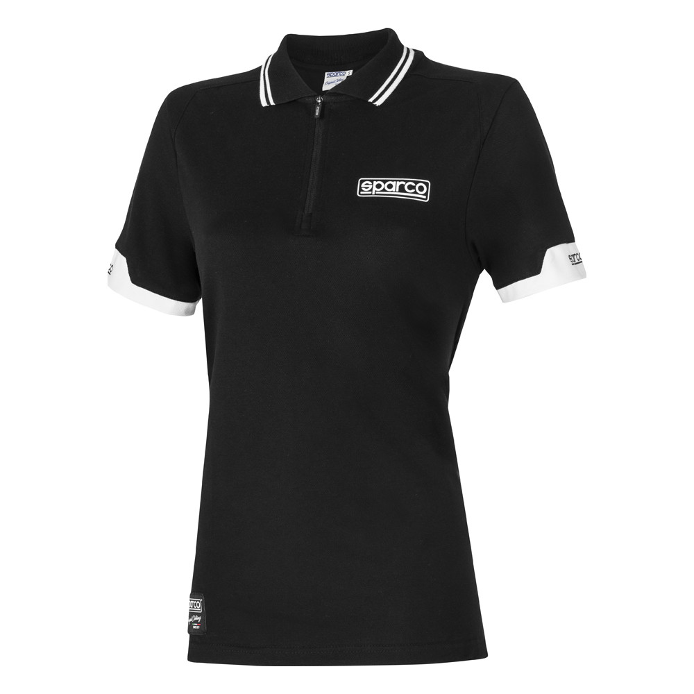 Polo zippé femme Sparco - 013036L.BM.XS - 013036LBM0XS