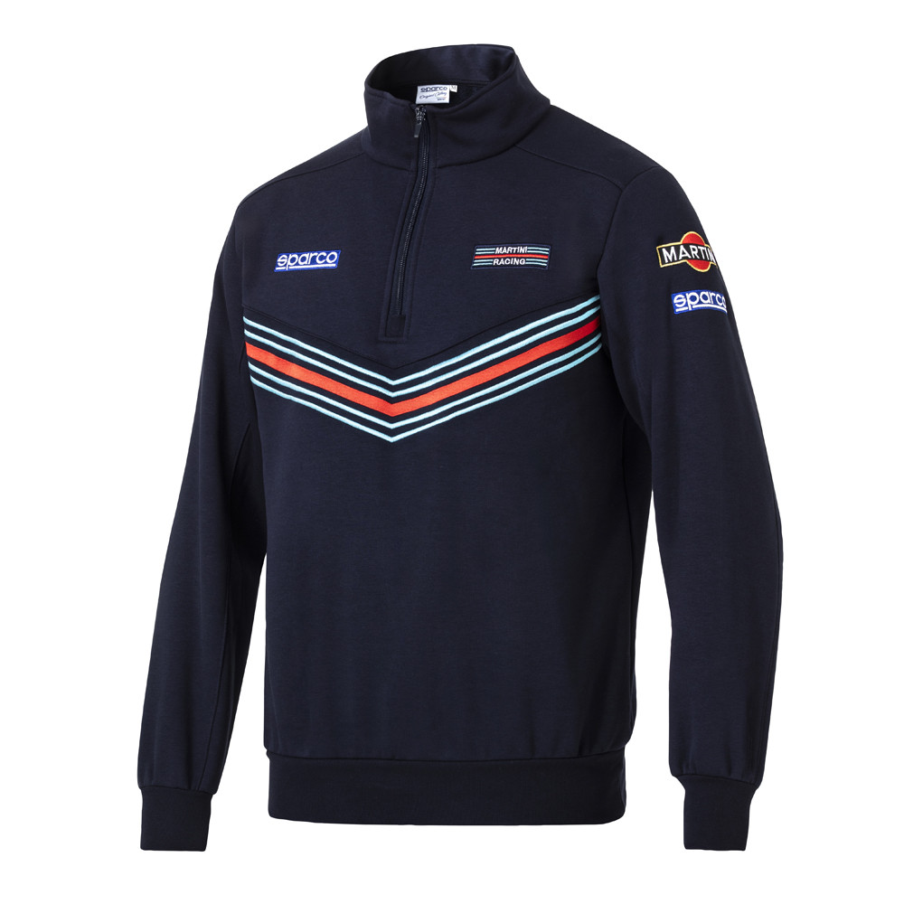 Sparco Martini Racing Sweatshirt mit Reißverschluss - 013037MR.BM.S - 013037MRBM1S