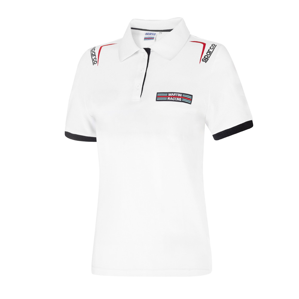 Besticktes Polo-Shirt für Frauen Sparco Martini Racing - 013035MR.BL.M - 013035MRBI2M - 8033280529093