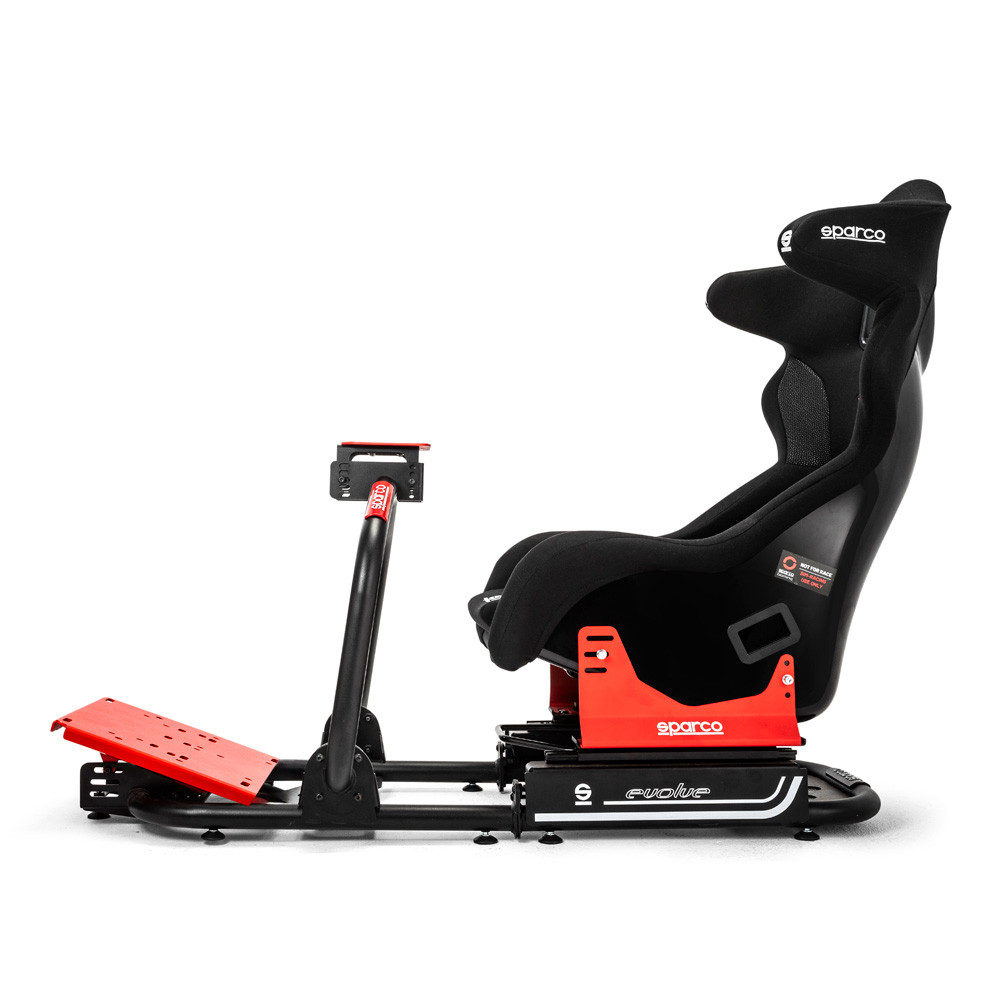 Cockpit Sparco Gaming Evolve GT-R PRO (base + fixations Pro + siège Circuit II) - G0328011GNR - G0328011GNR - 8033280540715
