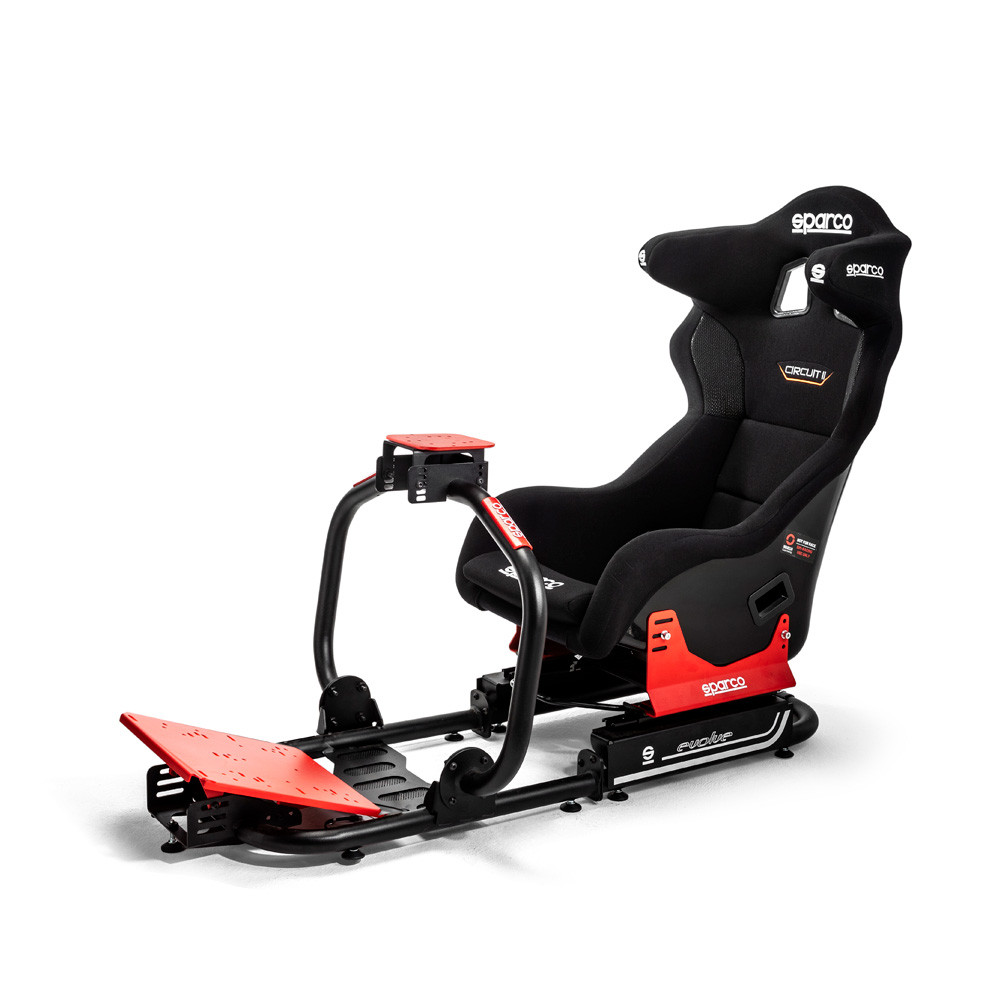 Cockpit Sparco Gaming Evolve GT-R PRO (Basis + Pro-Bindungen + Circuit II-Sitz) - G0328011GNR - G0328011GNR - 8033280540715