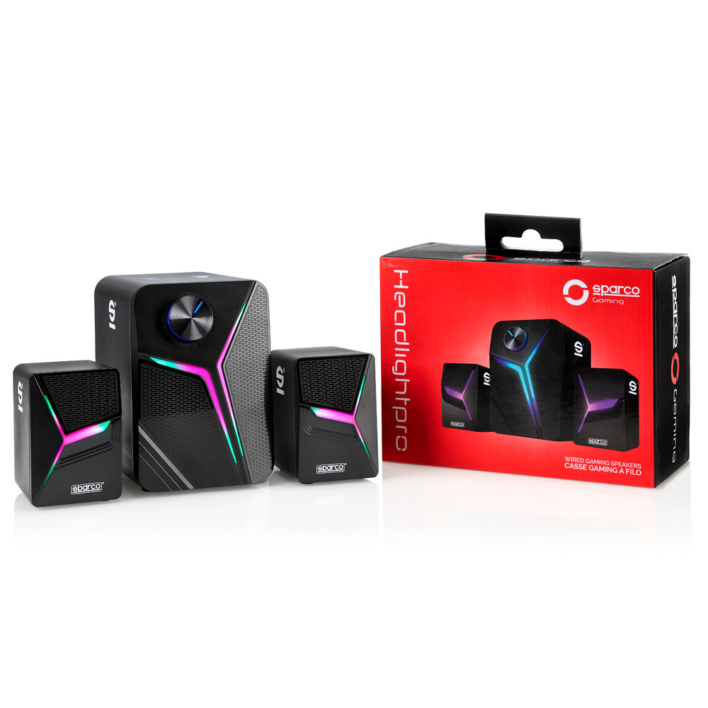 Sparco Pro Gaming speakers 2.1 - MG0230044 - MG0230044 - 8033280540340