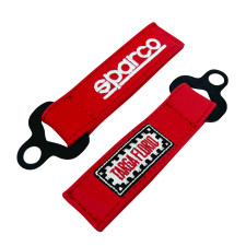 Schlüsselanhänger aus rotem Leder Sparco Targa Florio G2