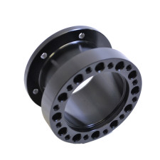 Entretoise de volant Bratex aluminium noir 6x70
