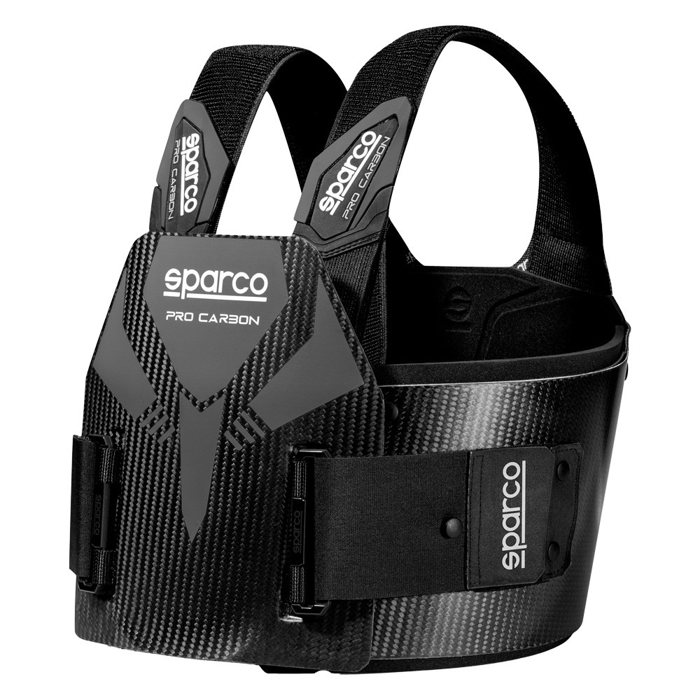 Sparco Pro-Carbon rib protector FIA 8870-2018 - 002407K.N.XS - 002407KNR0XS