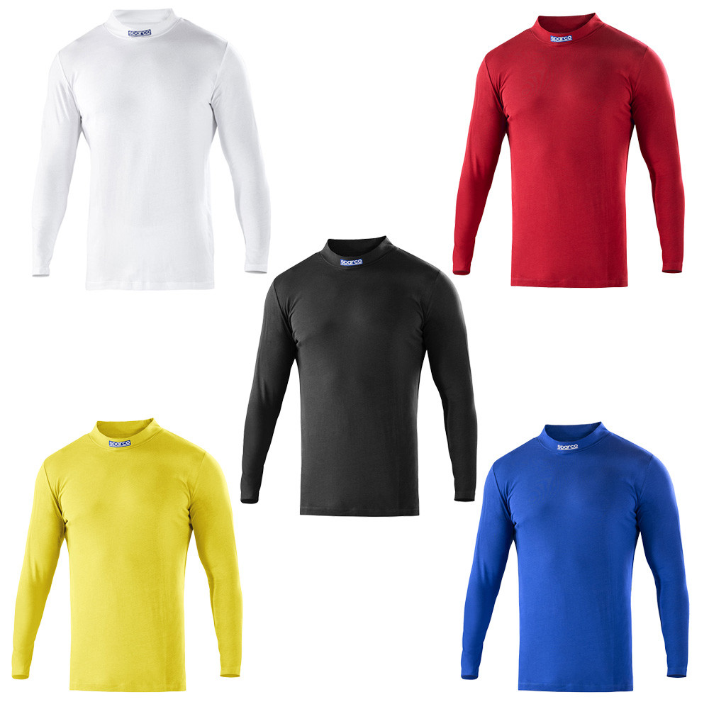 T-shirt à manches longues karting Sparco B-Rookie pour enfant - 002205E.BL.1012 - 002205BI1012