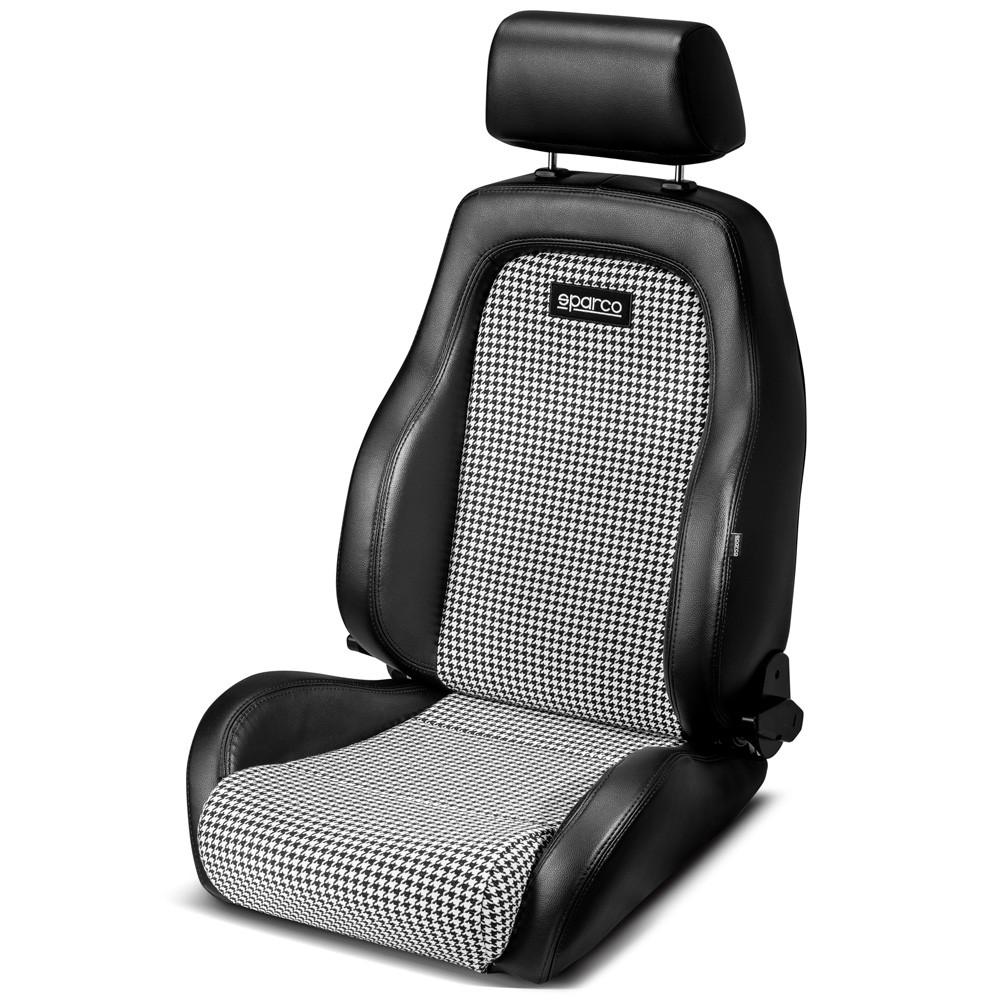 Siège baquet Sparco GT Noir/Blanc - 009012NR-BI - 009012NRBI - 3666618147123