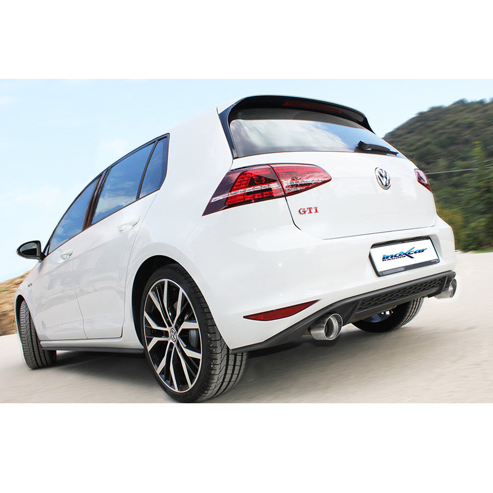 Inoxcar RS series catpipe Volkswagen Golf 7 GTI Clubsport 2.0 TSI (265hp-290hp-310hp) - IC-CATRS-GOLF7CS - AFGTI.04CAT.200.RS - 3666618146515