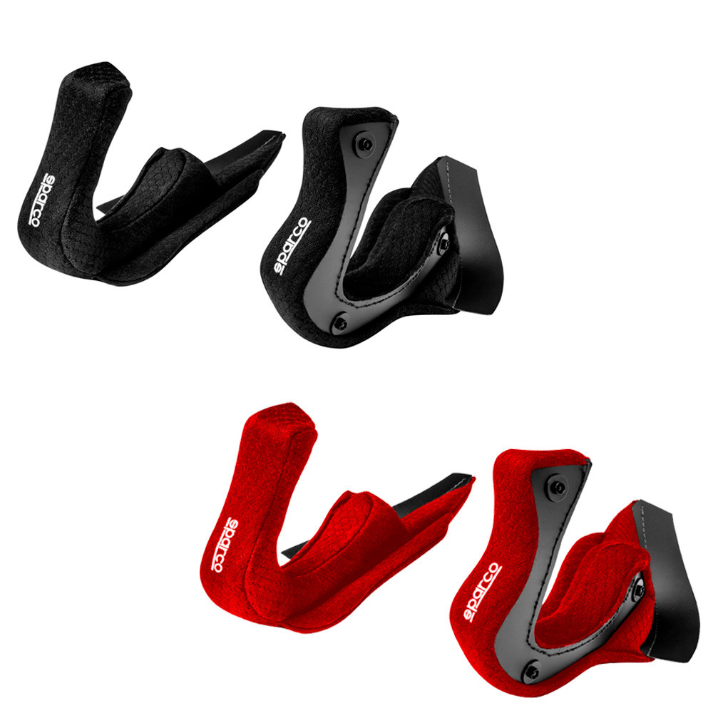 Cheek padding for Sparco Prime 8860 open face helmet - 0032RJ03.N.30 - 0032RJ03NR30
