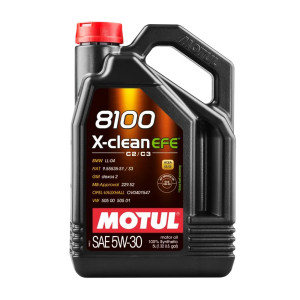 Pack entretien Motul huile 8100 X-clean + nettoyant injecteur + entretien injecteur essence