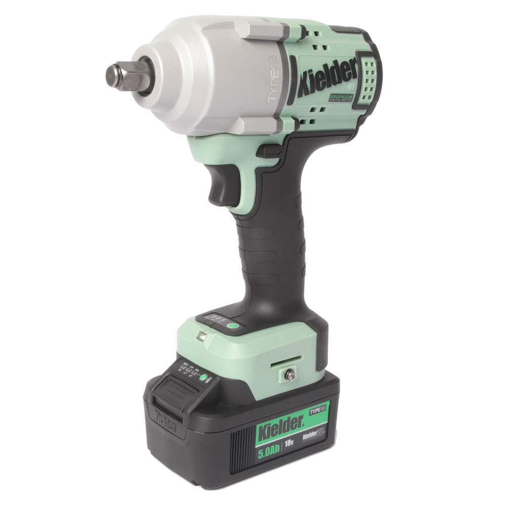 Kit clé à choc KIELDER 1/2" 720Nm 18V + 2 batteries 5.0Ah - KWT-180-04 - KWT-180-04EU - 5060441196491