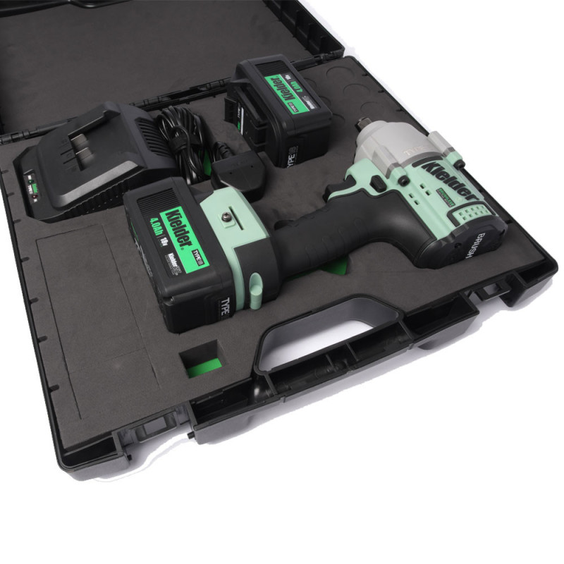 Set Schlagschrauber KIELDER 1/2" 720Nm 18V + 2 Batterien 4.0Ah - KWT-180-02 - KWT-180-02EU - 5060441196477