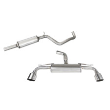 Tubo centrale silenziato + silenziatore Inoxcar 100 Racing Volkswagen Golf 8 GTI 2,0 dopo 2020