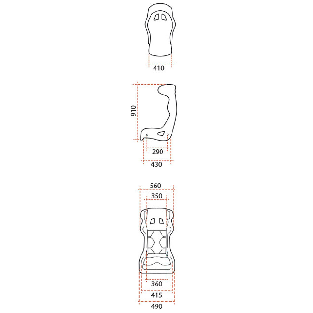 Schalensitz GT2i FIA Pro-02M V2 Ohrfaser 2026 - GT-BF012M-V2.31