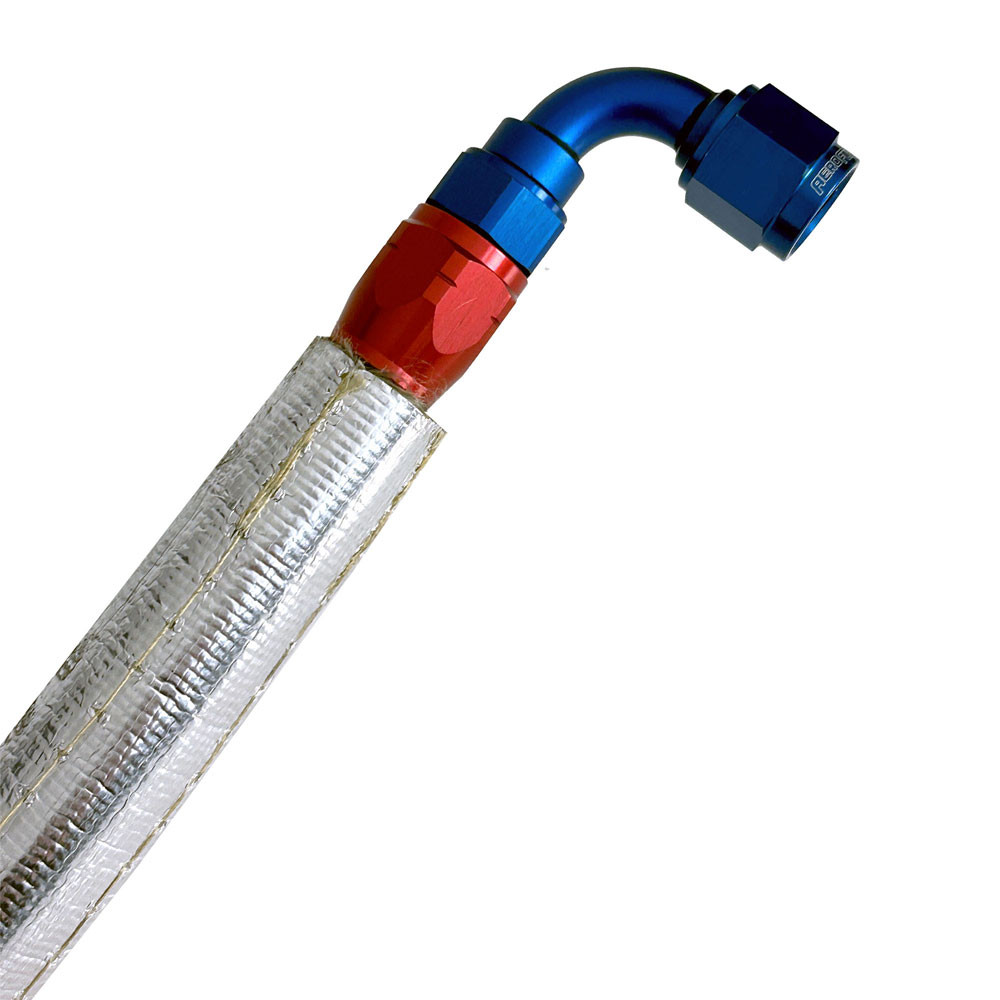 Guaina di protezione fibra di vetro e alluminio BG-Racing 30mmx1m - BG-5340 - BG5340 - 5060252090568