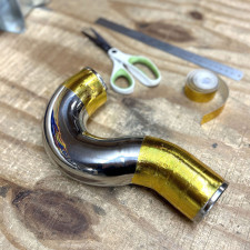 Reflektierendes Thermoband goldfarben BG 25.4mmx9.15m