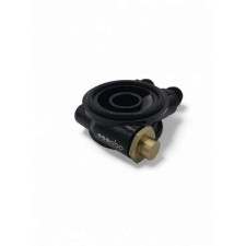 Piastra termostatica OBP in alluminio - 2 uscite Dash10 maschio