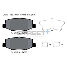 Pagid T8081 Street+ ph2 Bremsbeläge