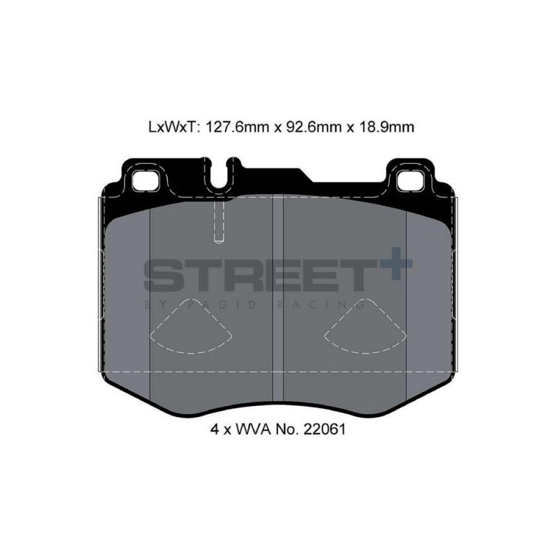 Plaquettes de frein Pagid T8160 Street+ ph2 - PA-8160.ST - T8160SP2001 - 4056029071497