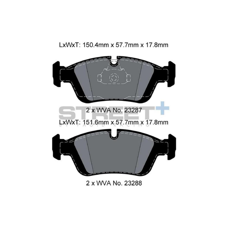 Pastiglie freno Pagid T8168 Street+ - PA-8168.ST - T8168SP2001 - 4056029070377