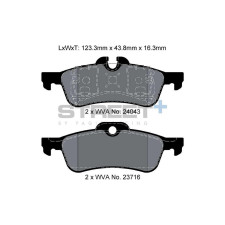 Pastiglie freno Pagid T8184 Street+