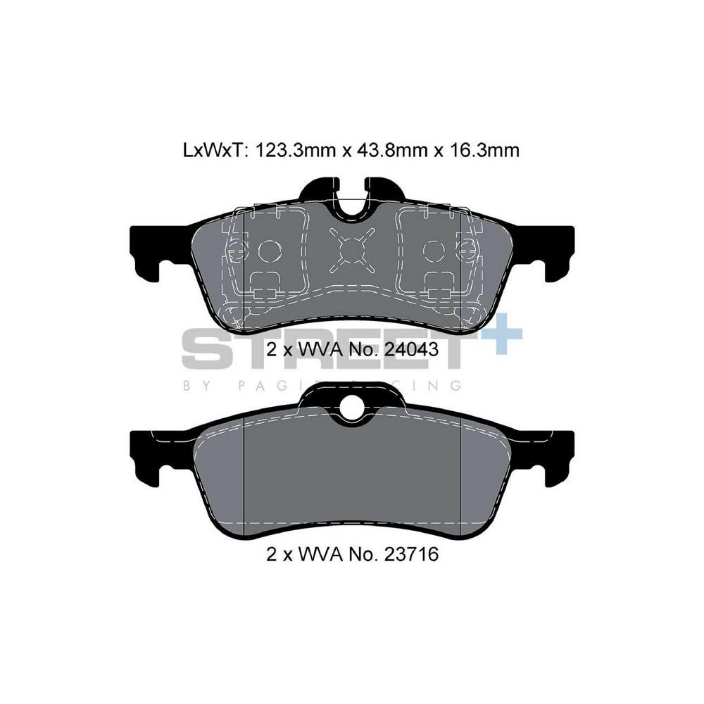 Pastiglie freno Pagid T8184 Street+ - PA-8184.ST - T8184SP2001 - 4056029070575