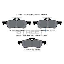 Plaquettes de frein Pagid T8196 Street+ ph2