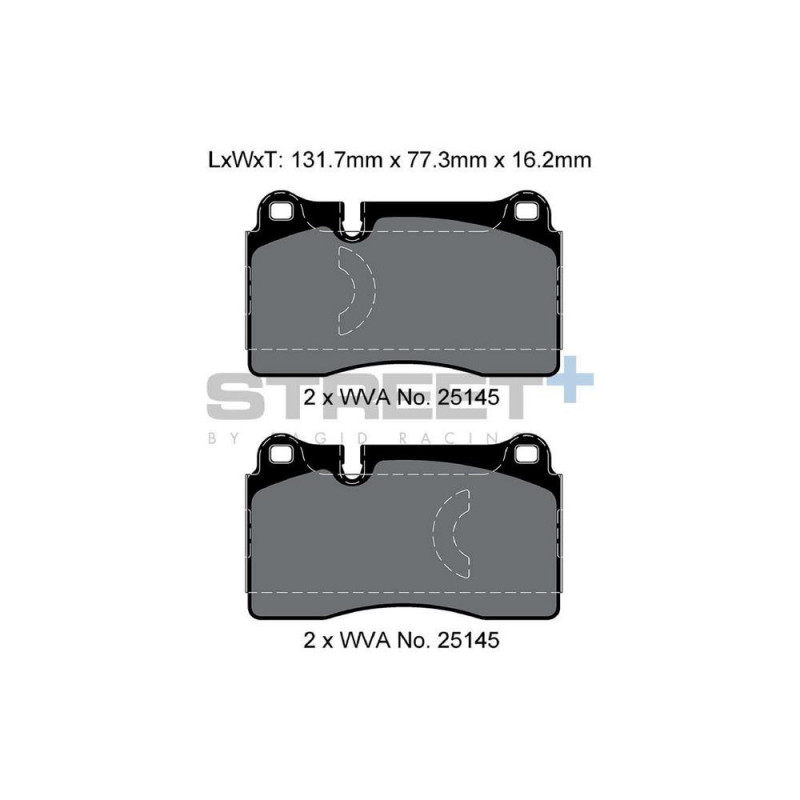 Plaquettes de frein Pagid T8198 Street+ ph2 - PA-8198.ST - T8198SP2001 - 4056029070612